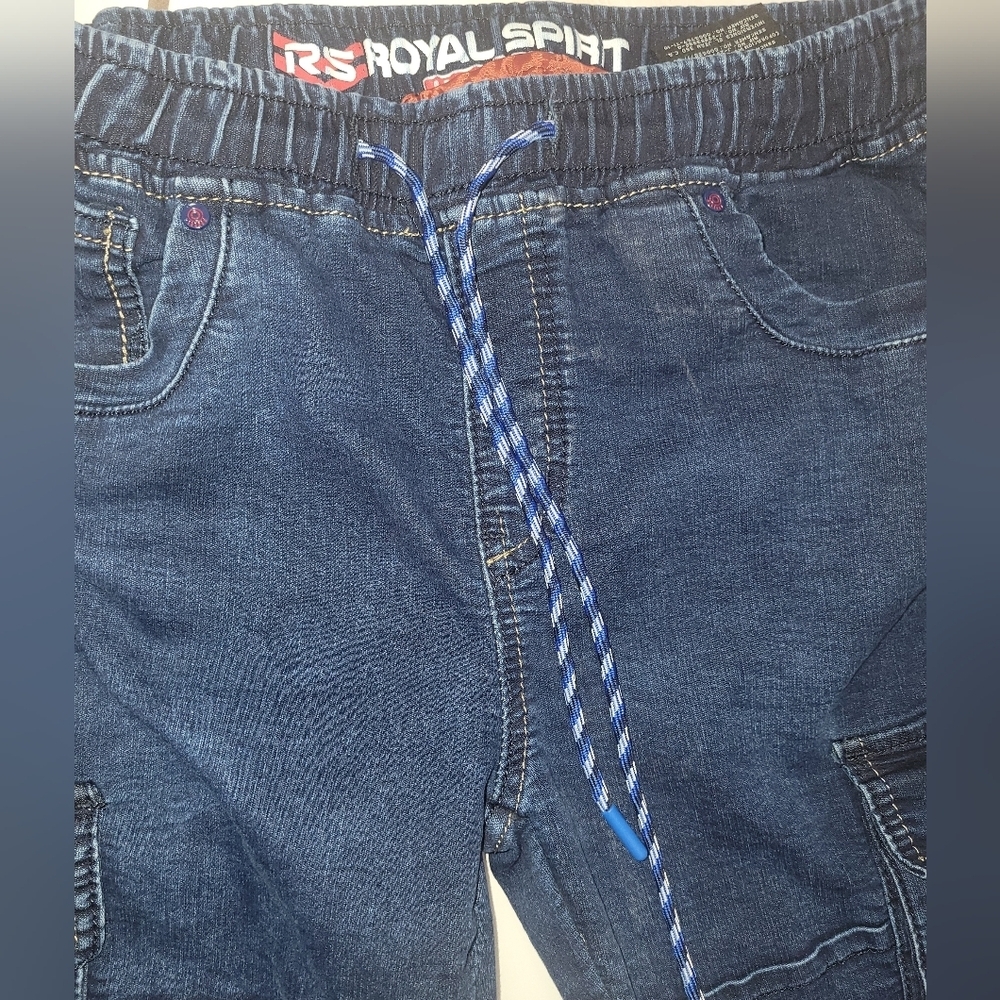 Royal Spirit Navy Cargo Joggers Men's Size # 34 - Picture 3 of 8